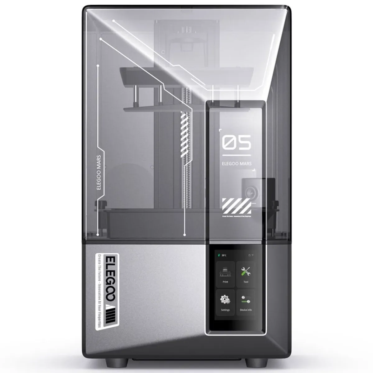 ELEGOO - Mars 5 Ultra 9K Elegoo - Impresora 3D Resina - Alta Precisión