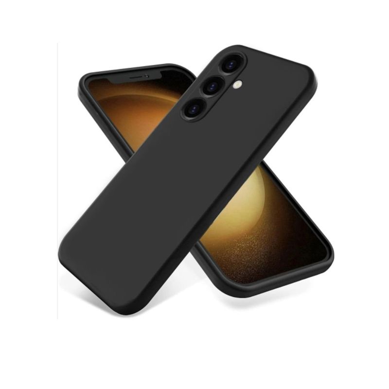 GENERICO - Carcasa  para Samsung S24 negro Silicona