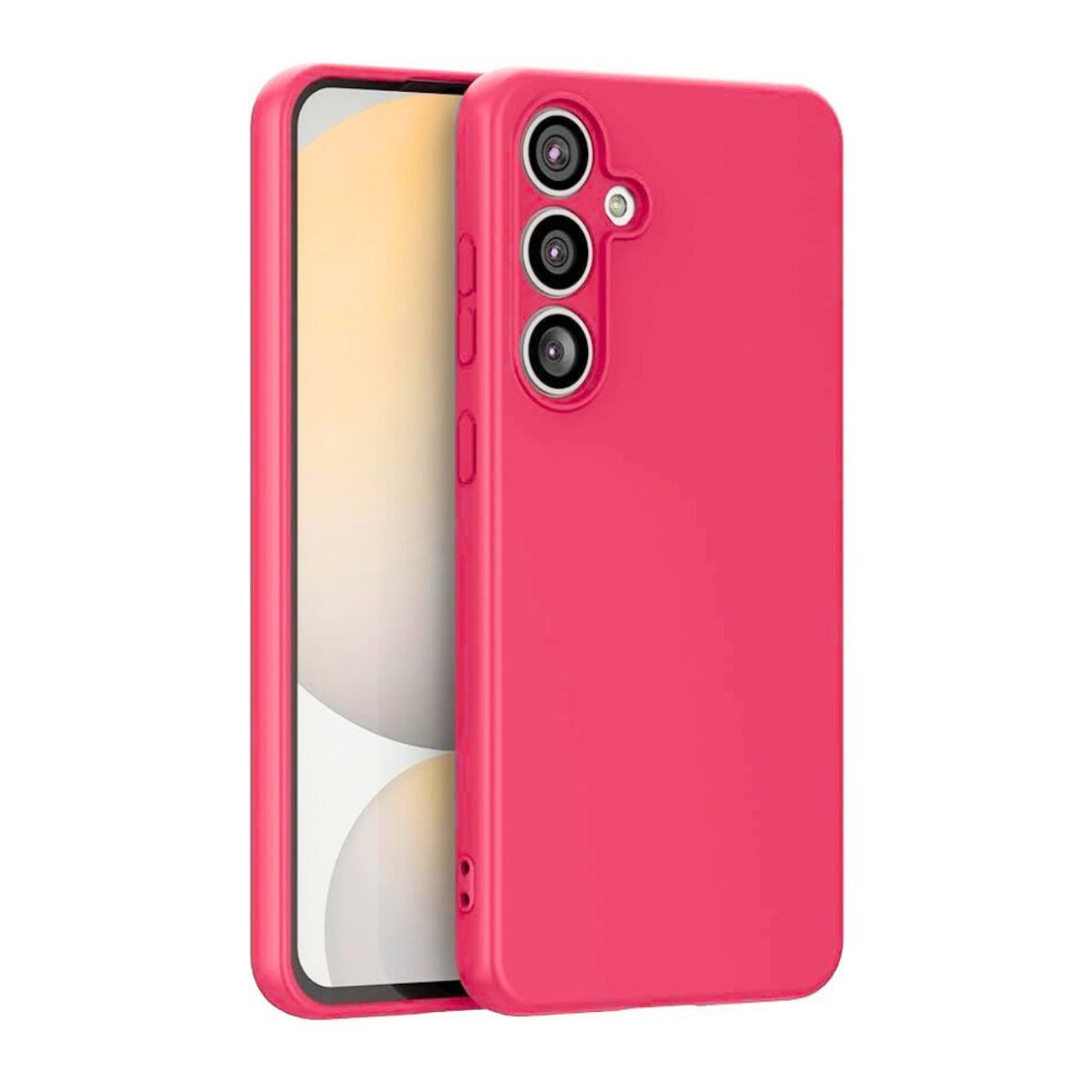 GENERICO - Carcasa  para Samsung S24 Fucsia Silicona