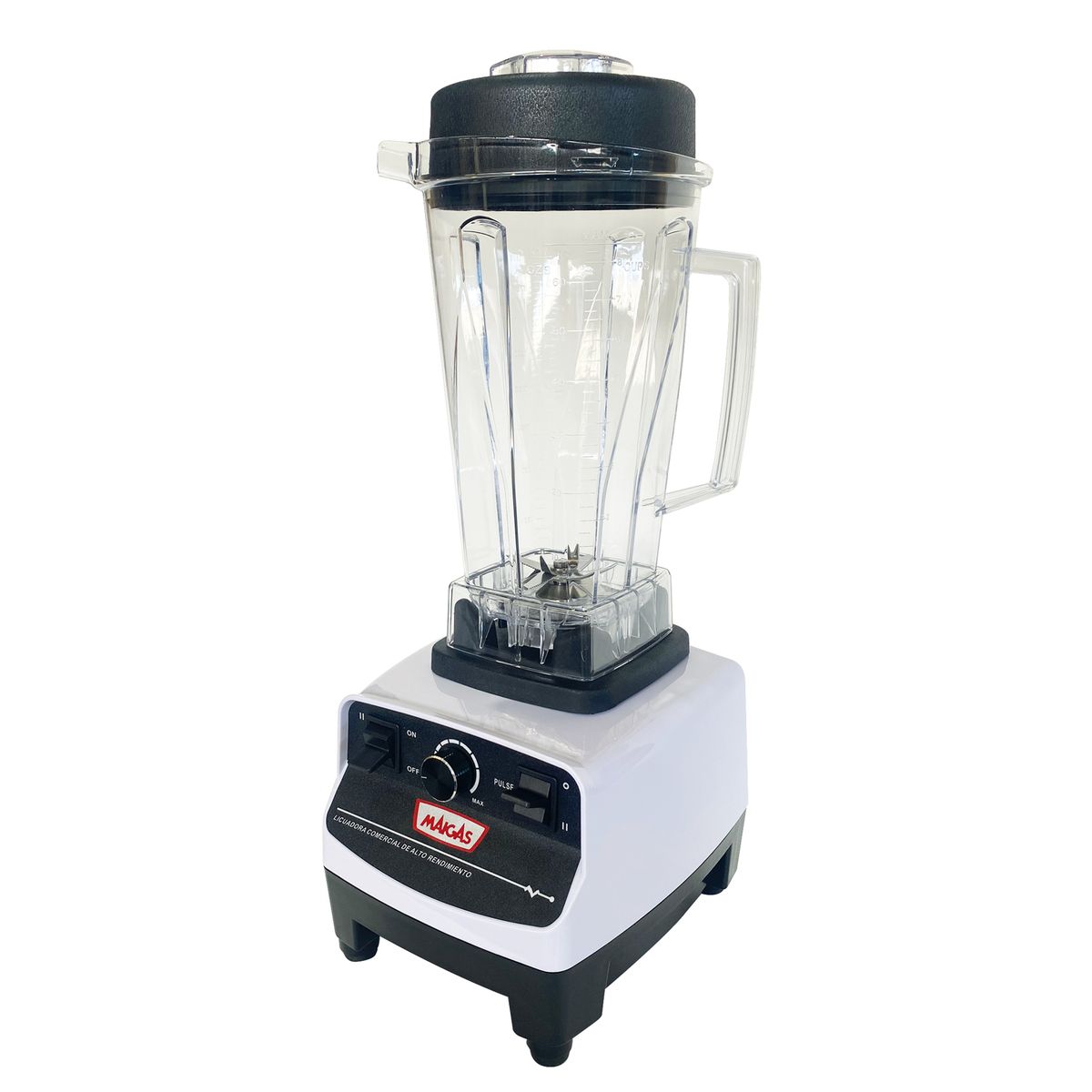 MAIGAS - Licuadora Industrial 2 LT 13 Velocidades Blanca Twister TSTM767