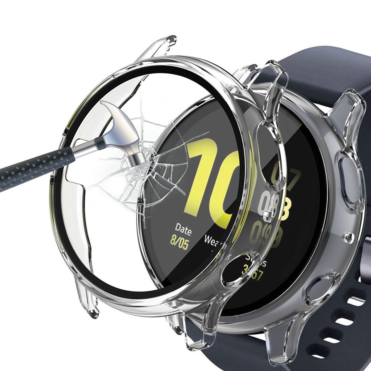 GENERICO - Protector Para Samsung Active 2 44mm / Transparente