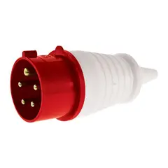 GENERICO - Enchufe Industrial Macho Volante 3P+N+T 32A 380V IP44