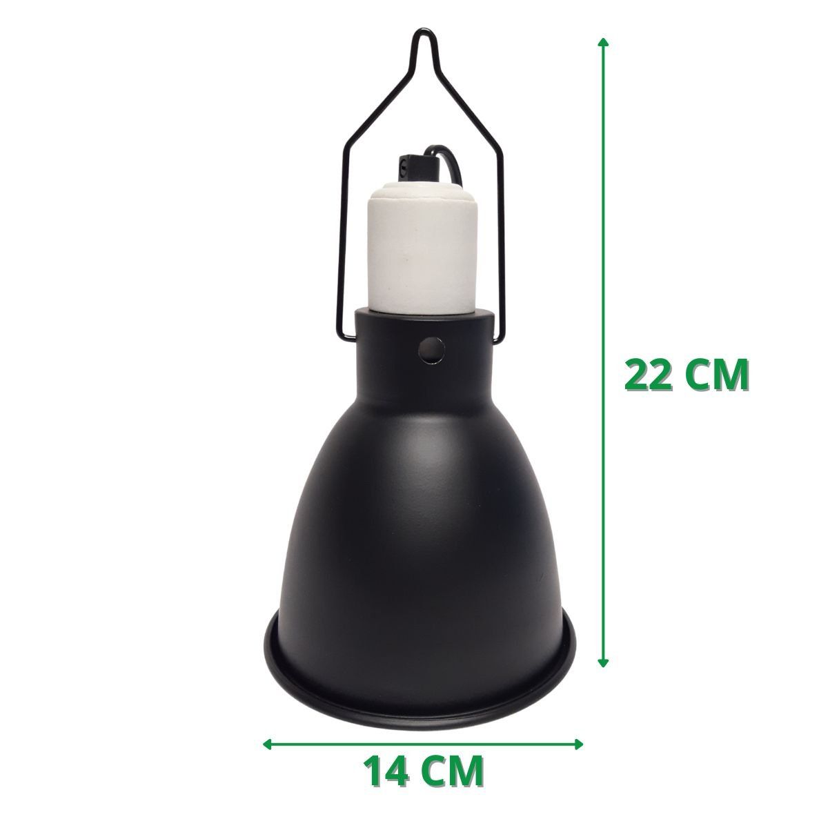 GENERICO - Soporte Lampara Para Ampolleta Reptil Nj-01