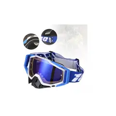 GENERICO - Antiparras Fox Air Scott Prospect Motocross Enduro Azul