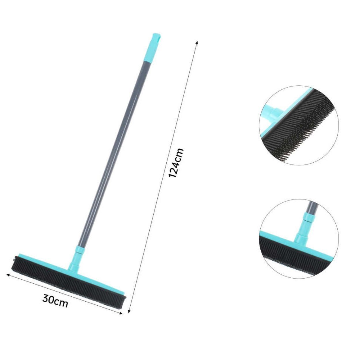 GENERICO - Escoba Escobillon De Goma Silicona Para Pelo De Mascotas