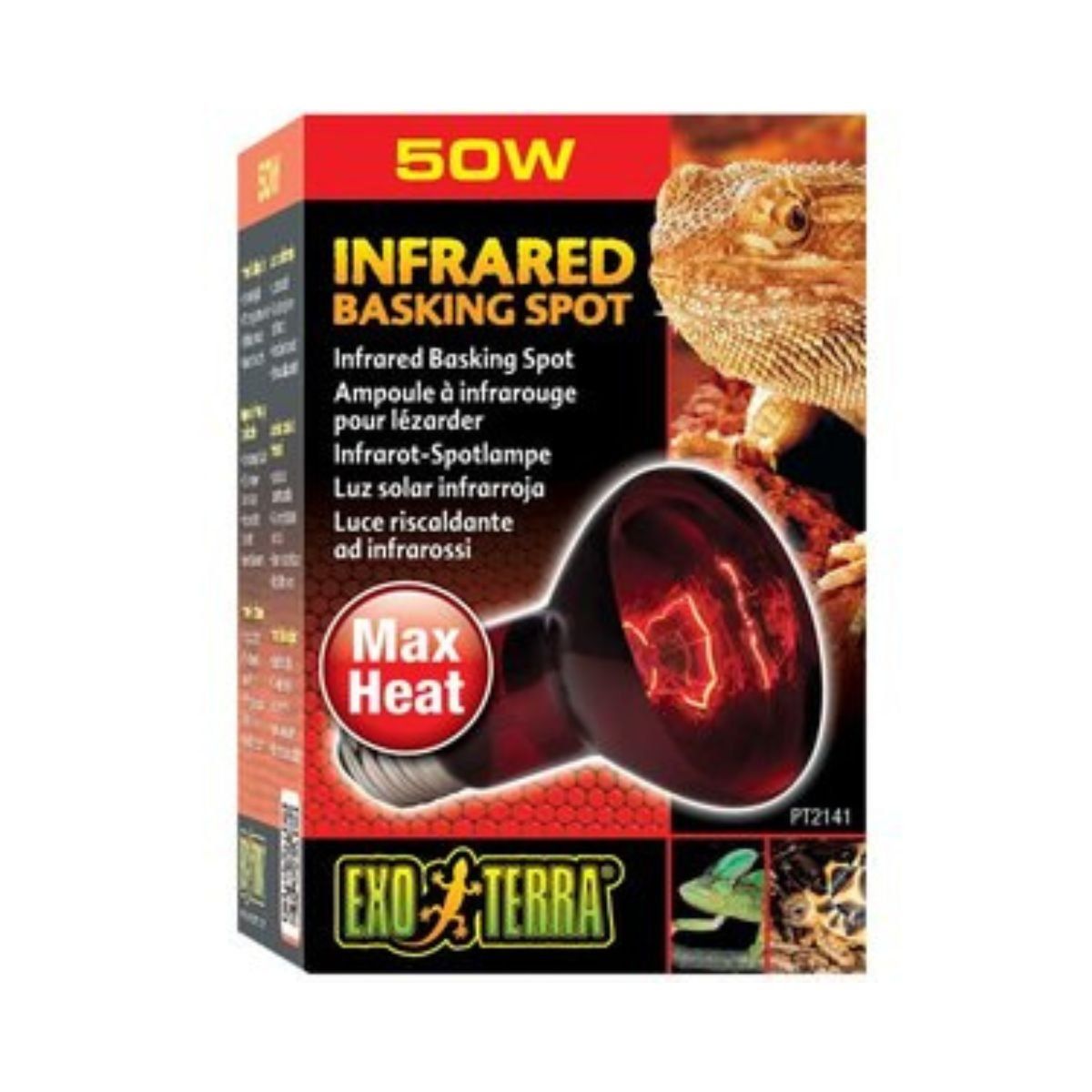 GENERICO - Ampolleta Infrarroja Exo Terra 50w Max Heat Reptiles