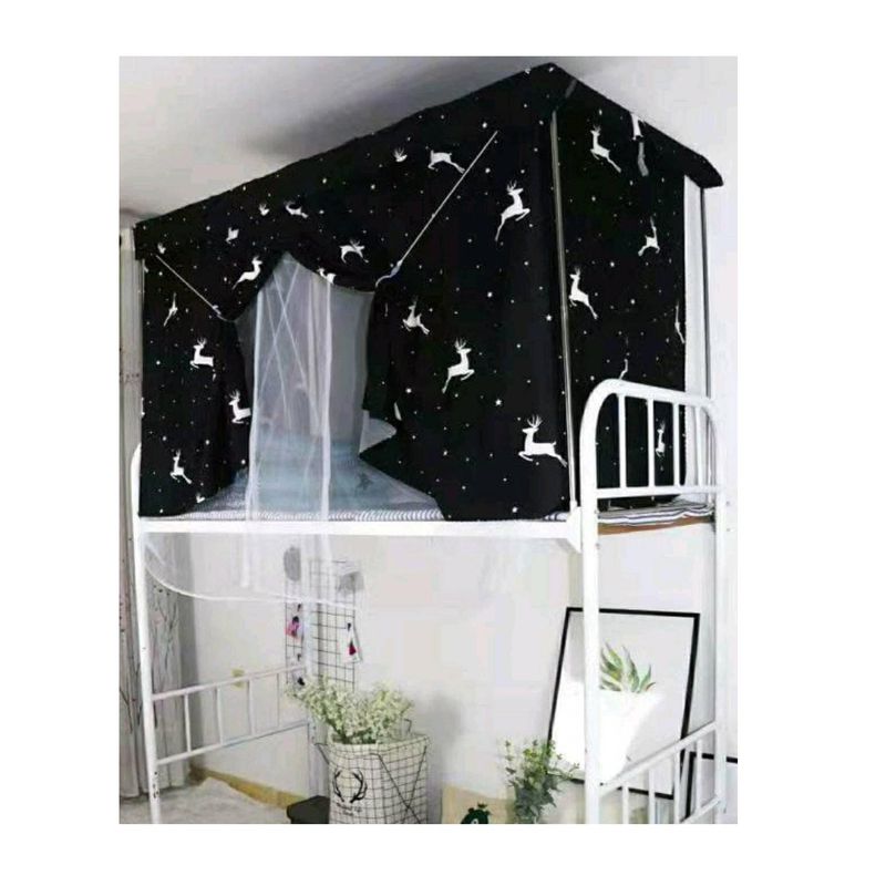 GENERICO - Toldo entretenido tipo carpa  para cama infantil NOCHE ESTRELLAS