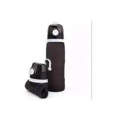 GENERICO - Botella De Agua Plegable 750ml Deportes Hidratacion Negro