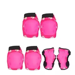 GENERICO - Set De Protección Rosado Niñas Codera Rodillera Muñequera