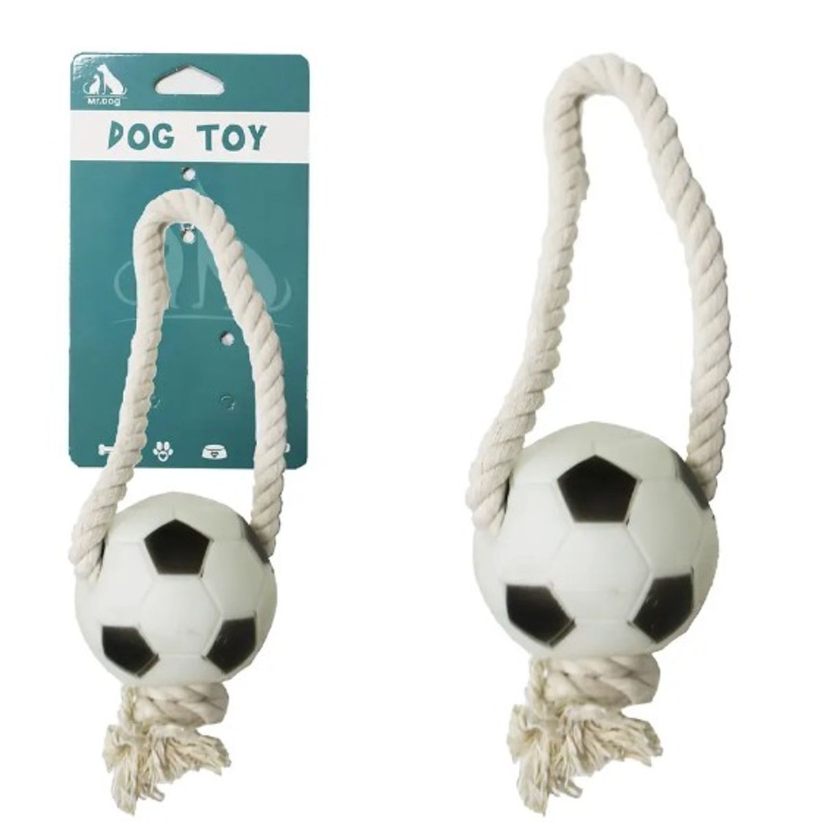 GENERICO - Cuerda Blanca De Fútbol 25Cm 63G