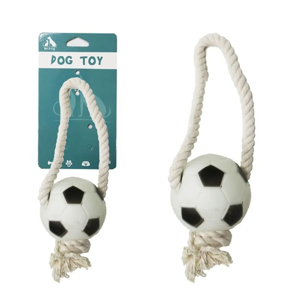 GENERICO - Cuerda Blanca De Fútbol 25Cm 63G