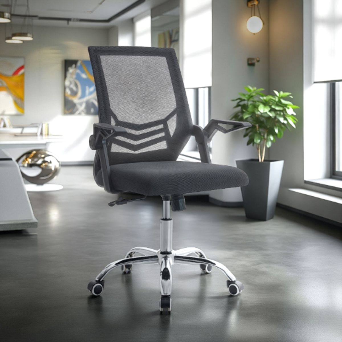 ARTHOME - Silla De Oficina Ejecutiva Liverpool Ergonomica Color Negro