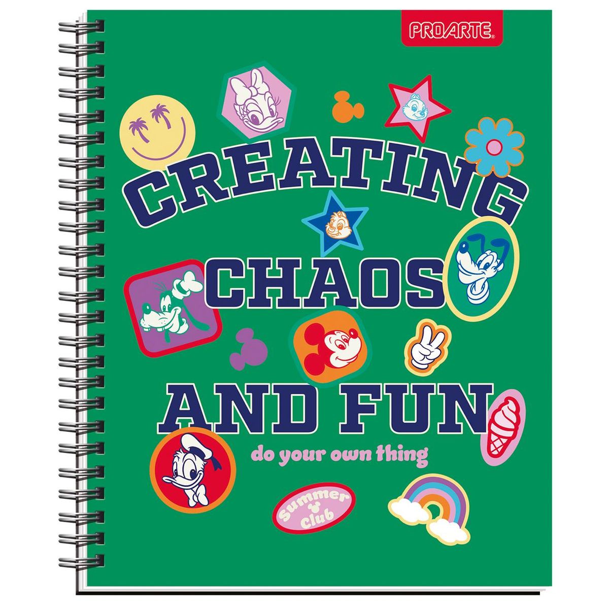 PROARTE - Cuaderno Universitario MICKEY NIÑO pack 5 unidades surtidas