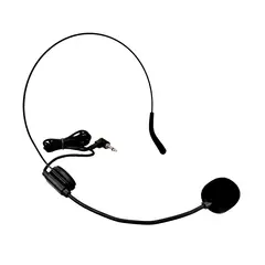 MLAB - Micrófono Portátil Inalámbrico UHF 2 en 1, Cintillo + Lavalier