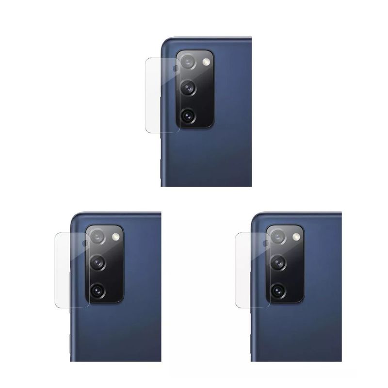 NUGLAS - 3 Pack Vidrios Protectores Camara Samsung S20 Fe Nuglas 9h