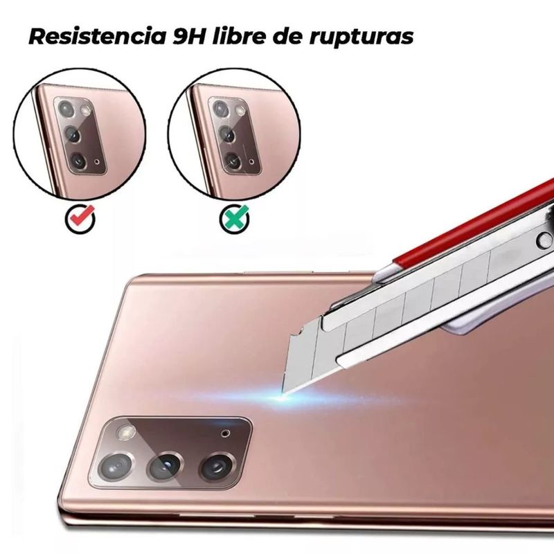 NUGLAS - Vidrio Protector de Camara para Samsung Note 20 Nuglas 9H