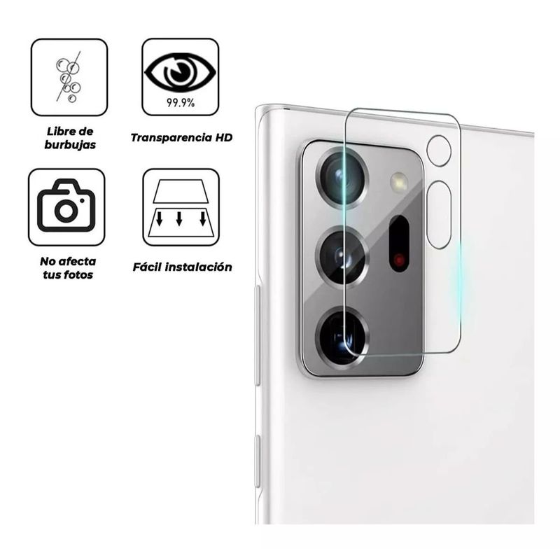 NUGLAS - Vidrio Protector de Camara para Samsung Note 20 Ultra Nuglas 9H