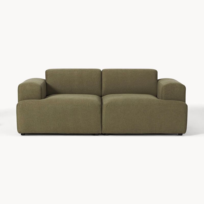 GENERICO - SOFA GASPAR 2 CUERPOS VERDE MUSGO