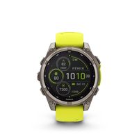 Fenix 8 47mm Solar Sapphire Titanium with yellowgraphite - Amarillo