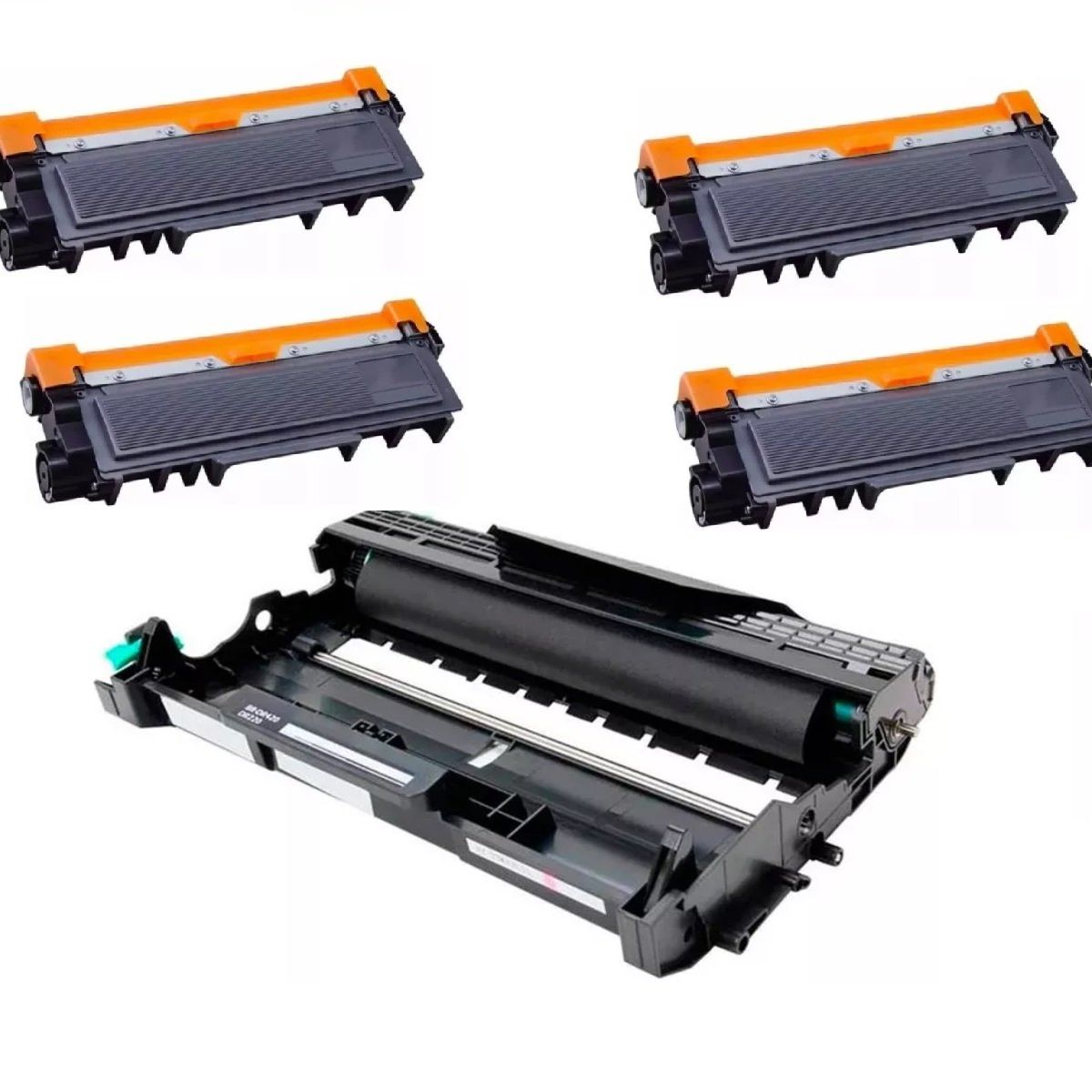 GENERICO - Pack 4 Toner Tn-2370 + DR-2340 L2320 L2520 L2720