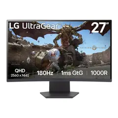 LG - Monitor Gamer Curvo UltraGear 27GS60QC QHD 27"