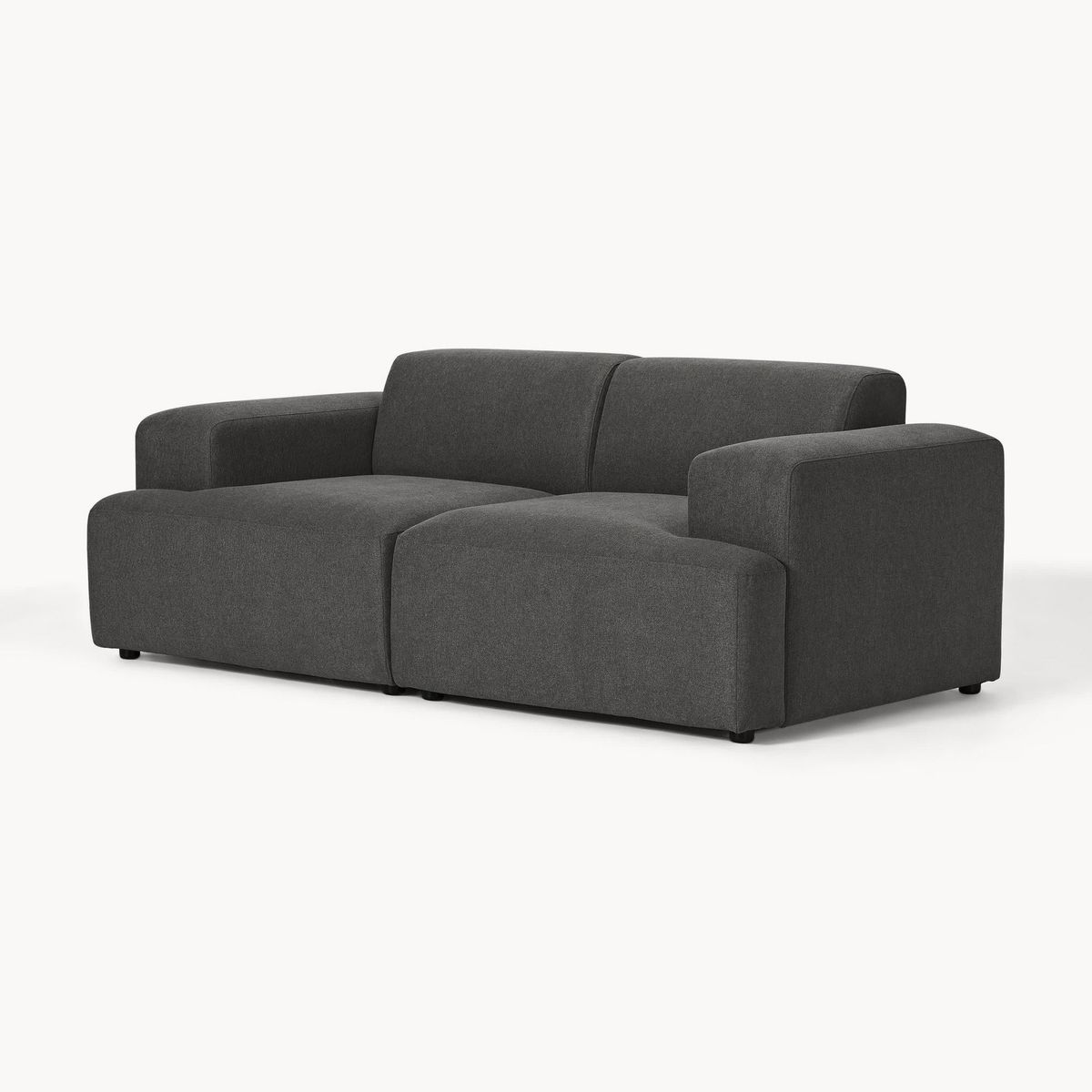 GENERICO - SOFA GASPAR 2 CUERPOS GRIS OSCURO
