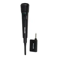 PHILCO - Micrófono Alambrico / Inalambrico Vhf / Fm - Negro