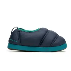 ATAKAMA OUTDOOR - Pantufla Térmica Niño Futaleufú Azul Petróleo Print