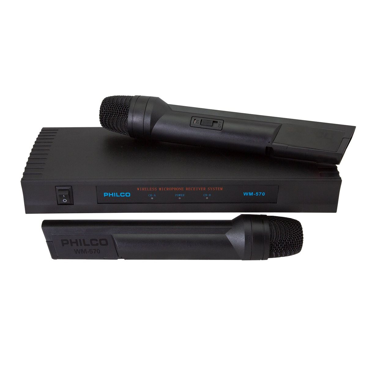 PHILCO - MICROFONOS INALAMBRICOS VHF FM WM570 PHILCO Open box