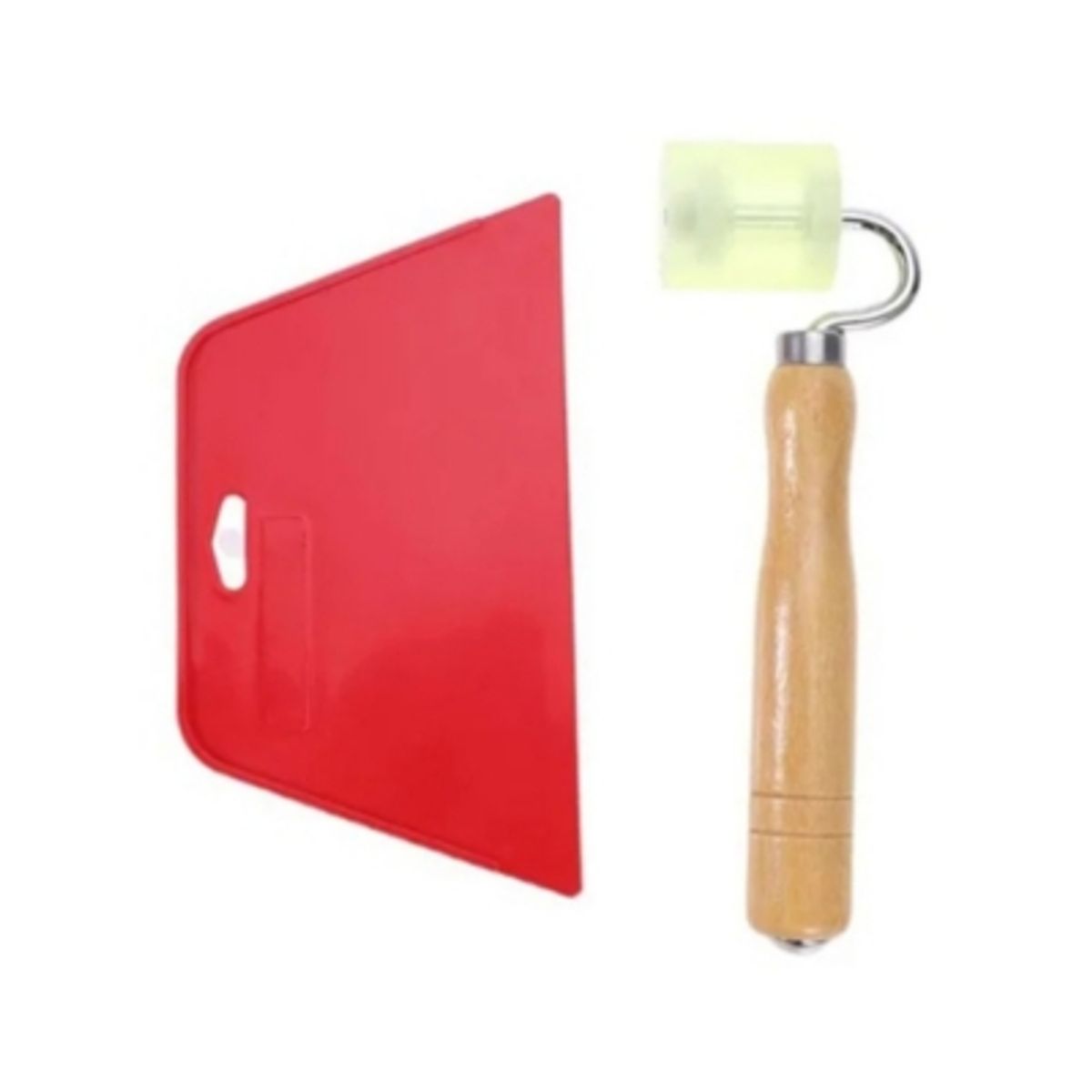 GENERICO - Set de Herramientas para Instalación Papel Mural Con Rodillo Espátula