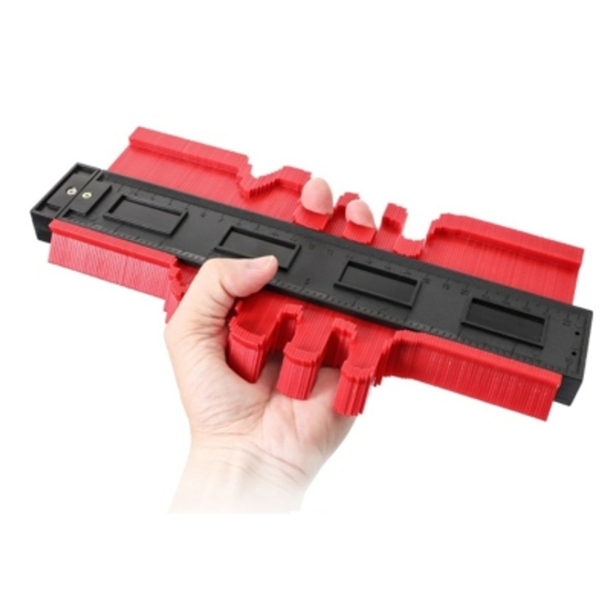 GENERICO - Herramienta Medidor Calibrador De Contornos Y Perfiles 25 Cm