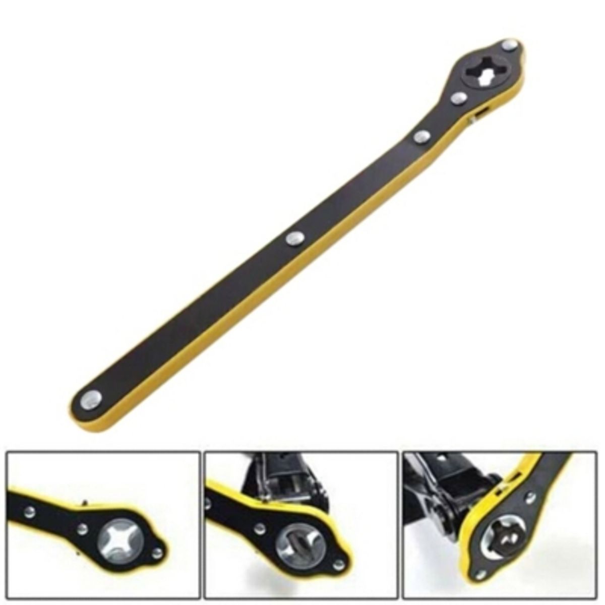 GENERICO - Llave Rachet Chicharra Para Gata Hidráulica Jack