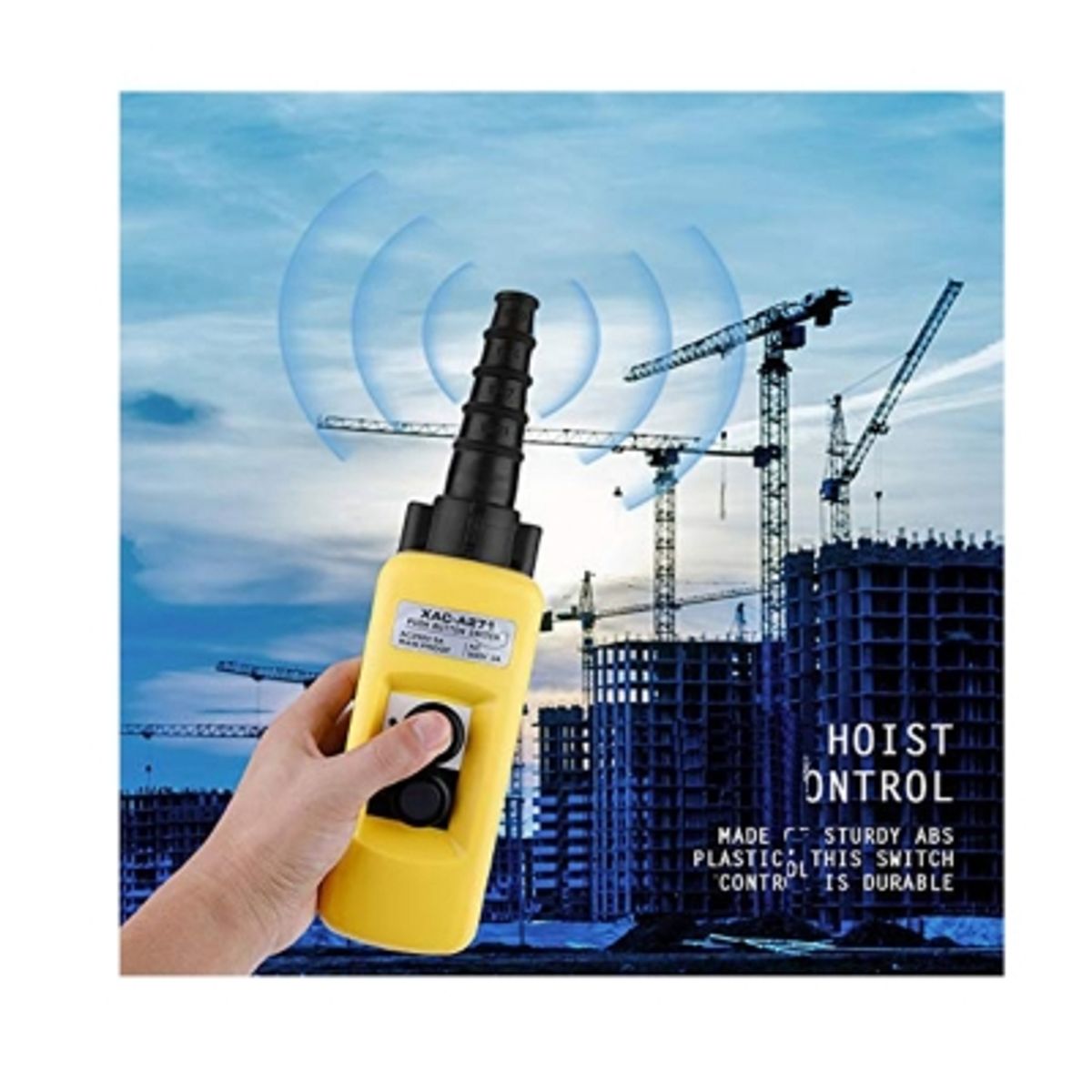 GENERICO - Botonera Switch Puente Grúa Dos Botones Colgante Subir Bajar