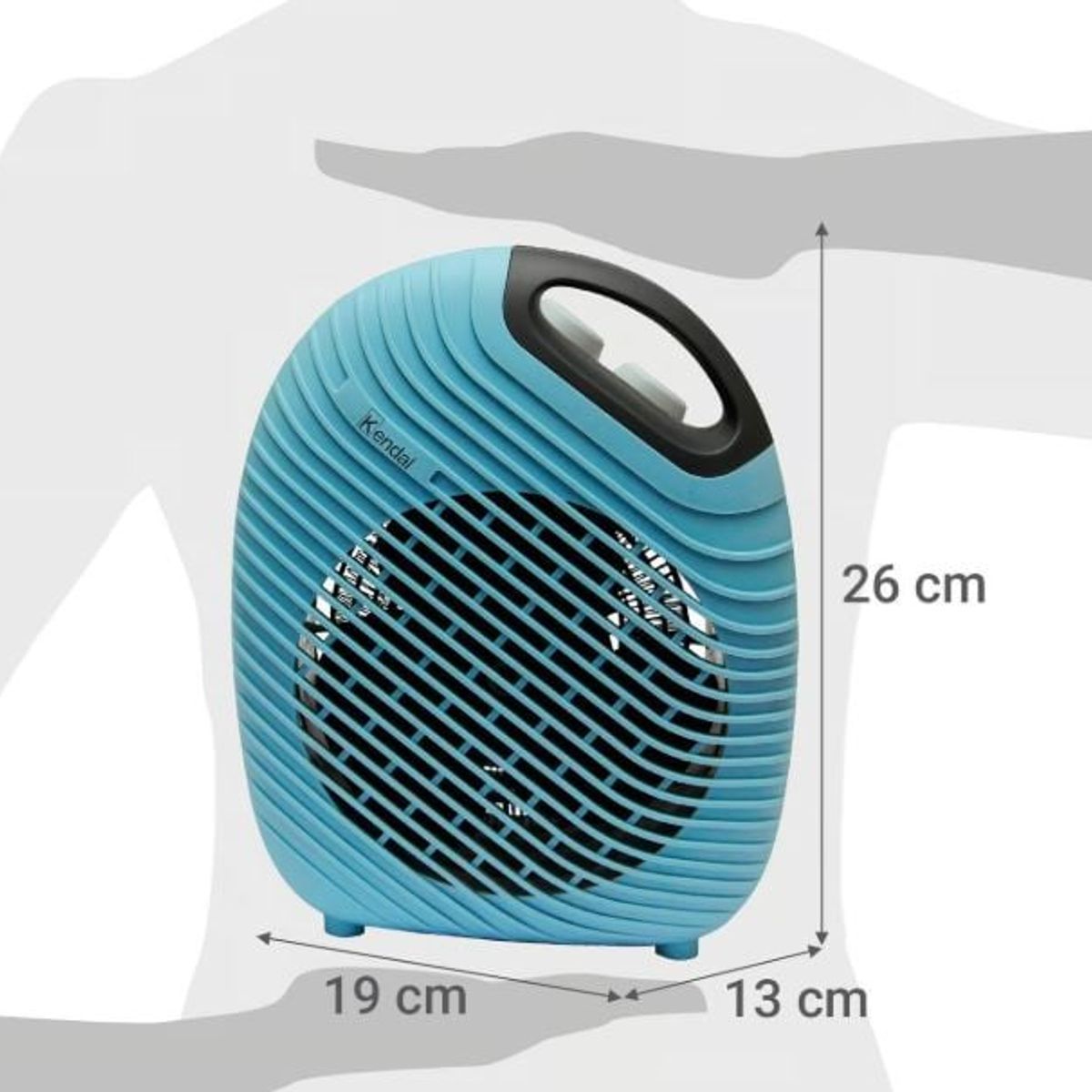 KENDAL - Estufa Termoventilador Portatil 2000W Kendal Sun05