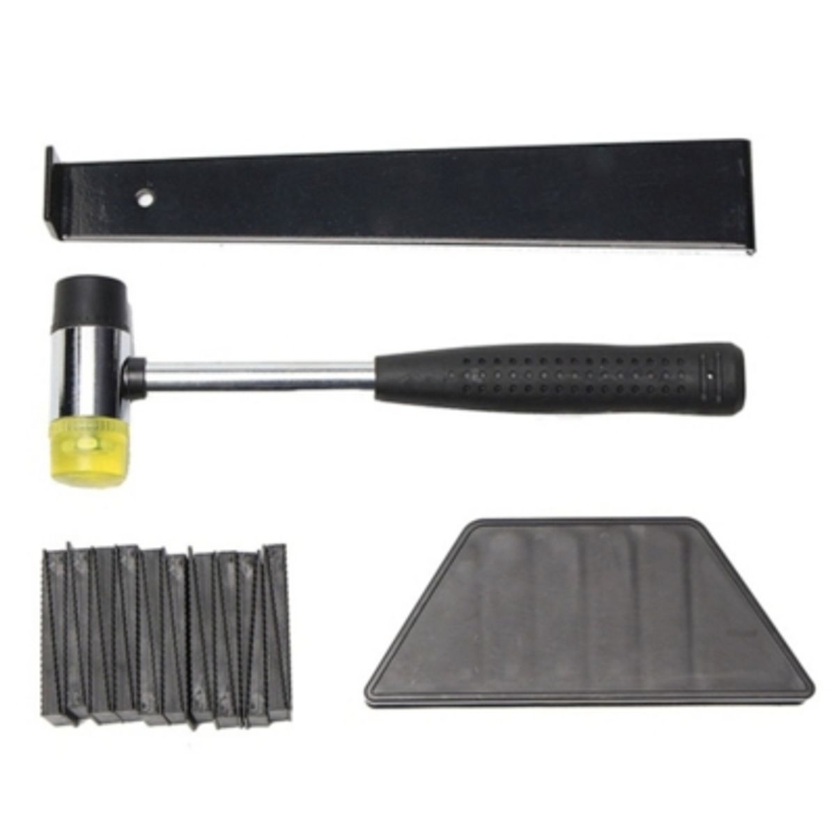 GENERICO - Kit Instalación Piso Flotante Profesional Con Martillo Goma