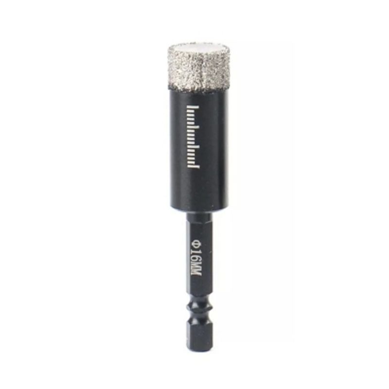 GENERICO - Broca Punta De Diamante Perforación De Cerámica Y Vidrio 16mm