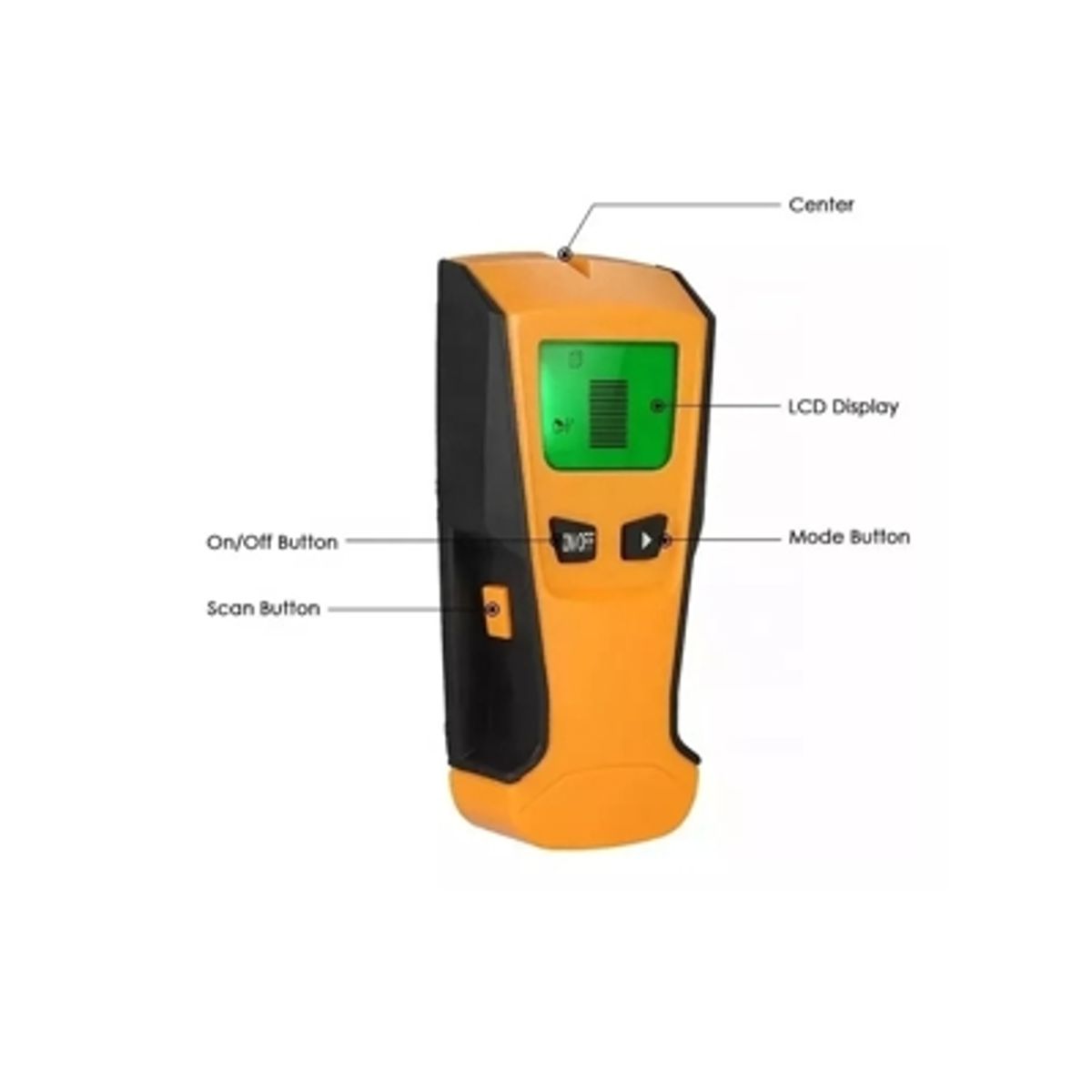 GENERICO - Detector Metales 3 En 1 Para Muros Metales Clavos Y Cableado