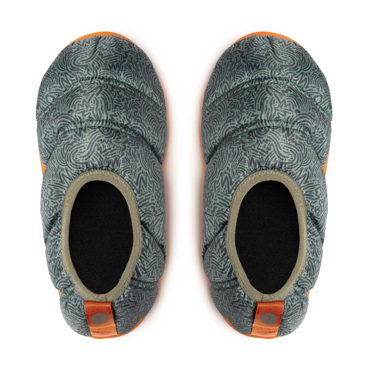 ATAKAMA OUTDOOR - Pantufla Térmica Niño Futaleufú Azul Petróleo Print Atakama Outdoor