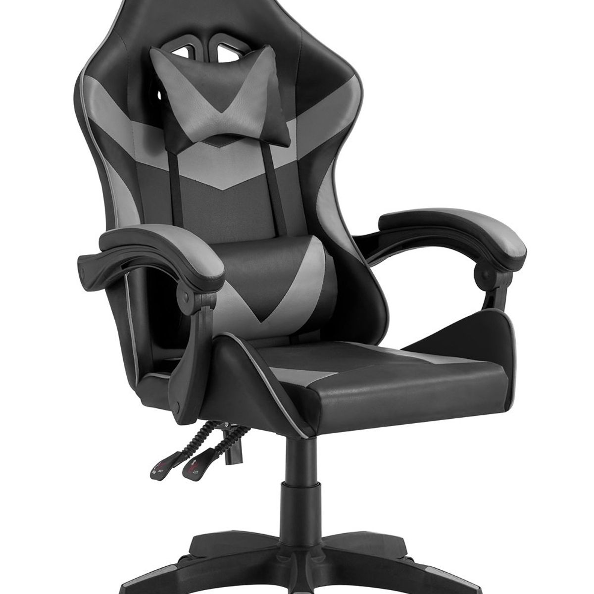 ARTHOME - Silla Gamer Pro Seul Ergonomica Reclinable Color Gris