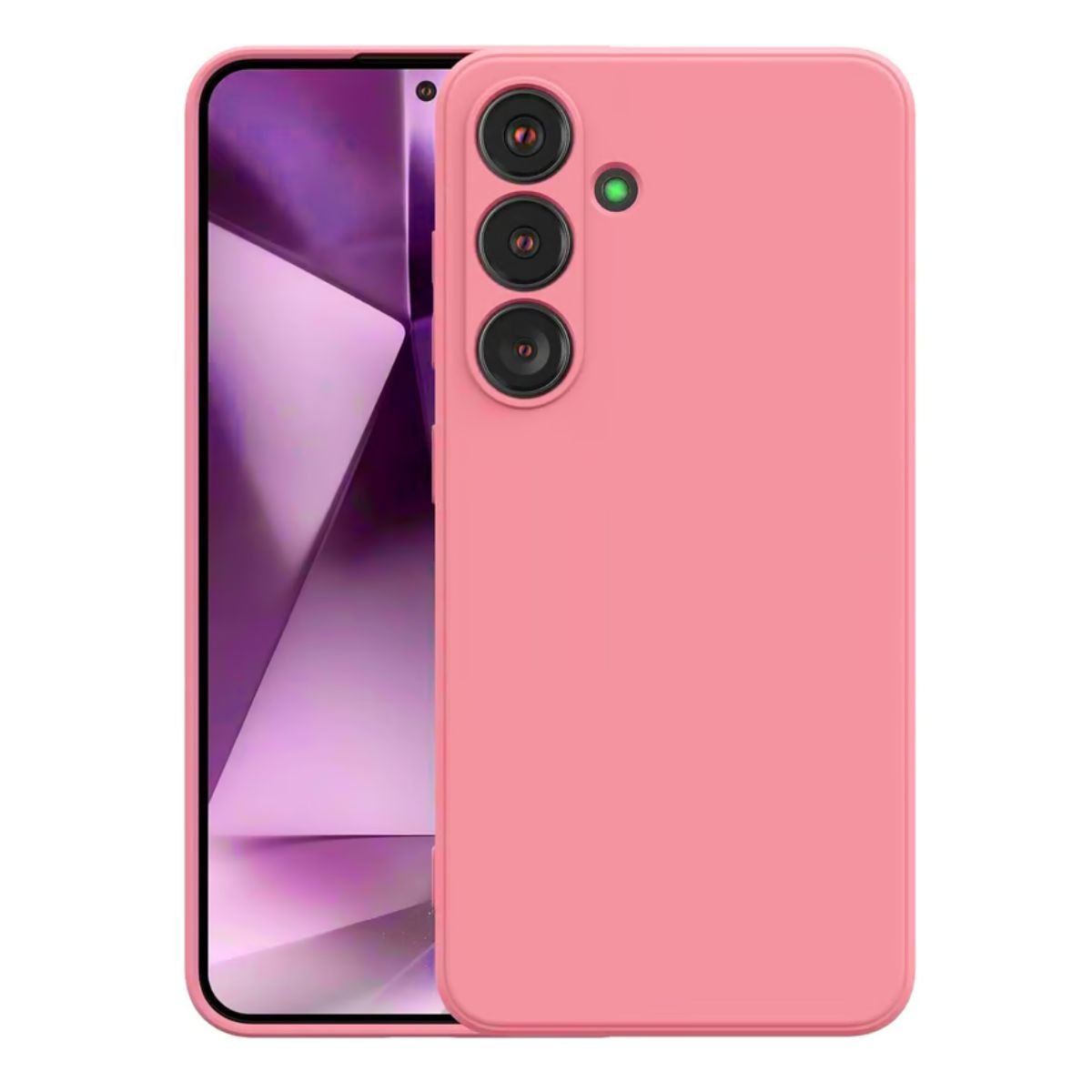 GENERICO - Carcasa Para Samsung A55 5G Rosado Silicona