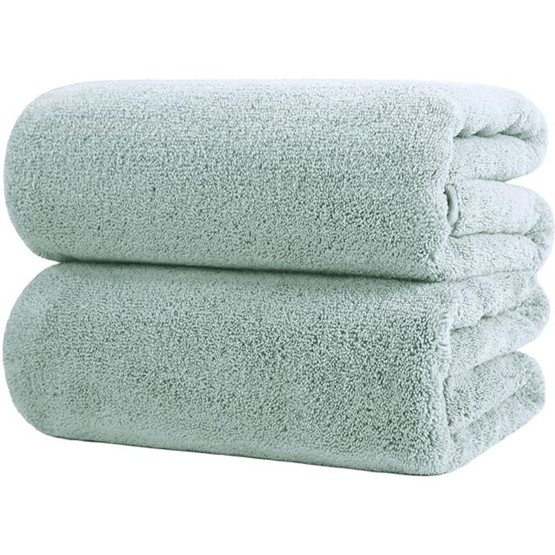 AZ AURAZEUS - Set De 2 Toallas Grande De Baño Toallon 100 x 140 Cm Microfibra Az