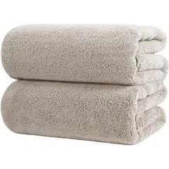 AZ AURAZEUS - Set De 2 Toallas Grande De Baño Toallon 100 x 140 Cm Microfibra Az