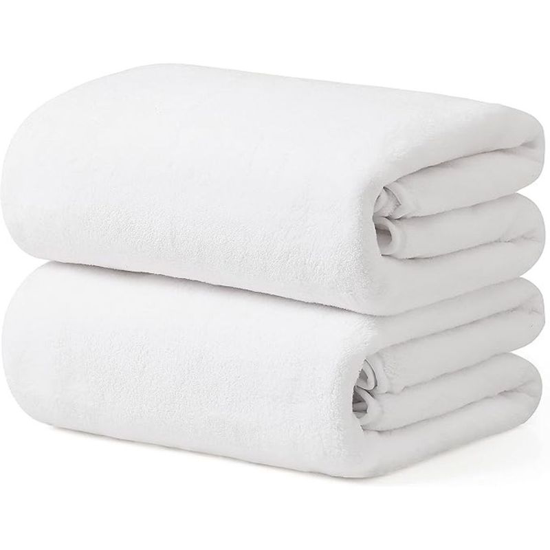 AZ AURAZEUS - Set De 2 Toallas Grande De Baño Toallon 100 x 140 Cm Microfibra Az