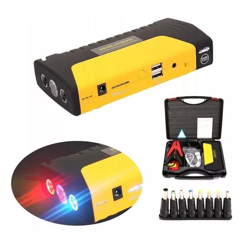 GENERICO - Partidor Batería De Auto Moto Kit Cargador Telf Portátil 12v