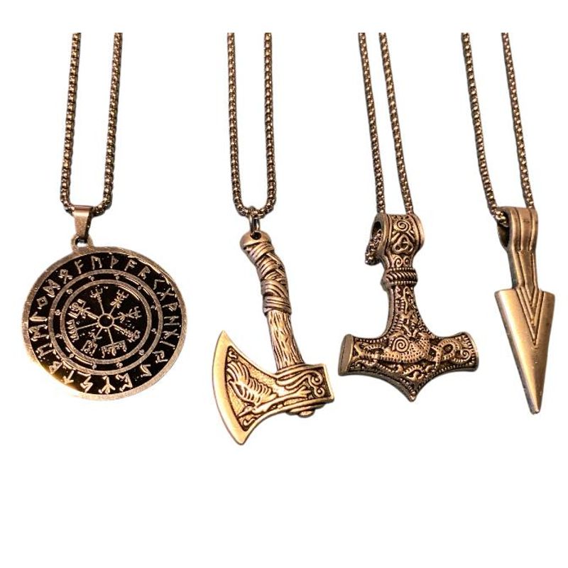 GENERICO - Set de Collares Vikingos  Edición Exclusiva SERIE VIKINGOS