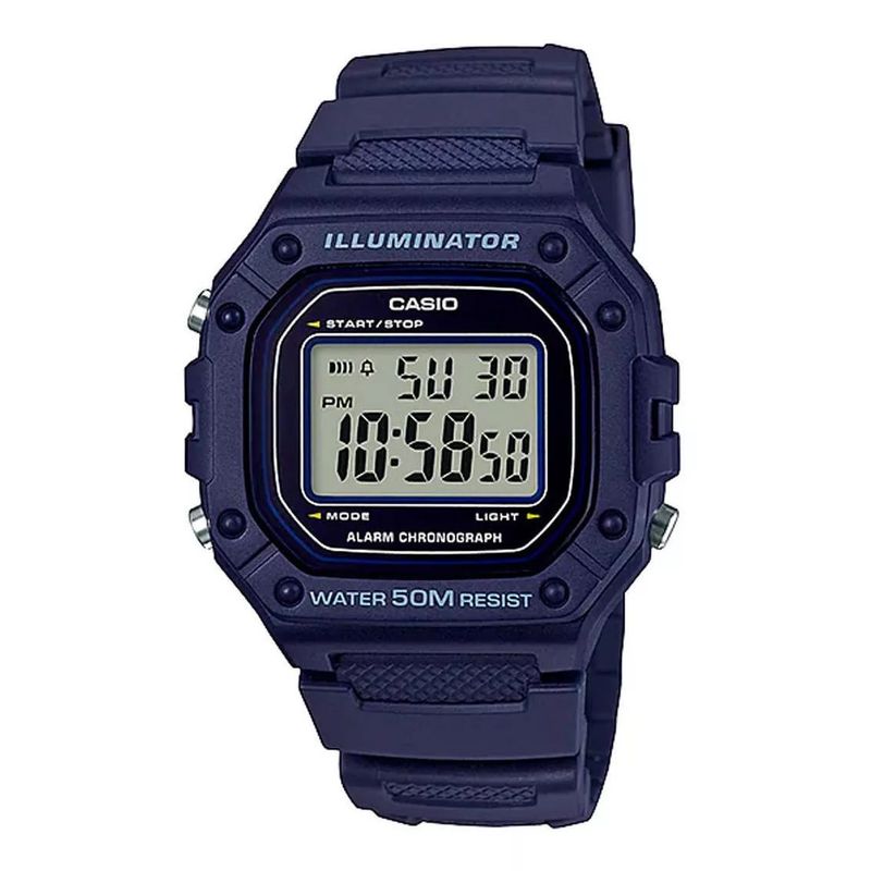CASIO - Reloj De Pulsera Deportivo Casio Youth W-218h-2a Azul