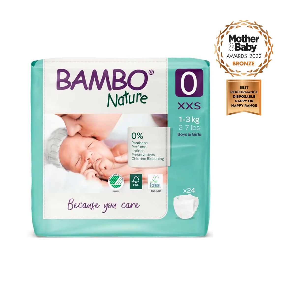 BAMBO NATURE - Pañal Bambo Nature Bebés Prematuros Ecológico