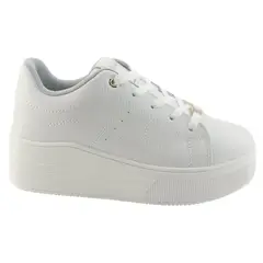 CHALADA - Zapatilla Mujer Blanco Urbano Memphi-1.