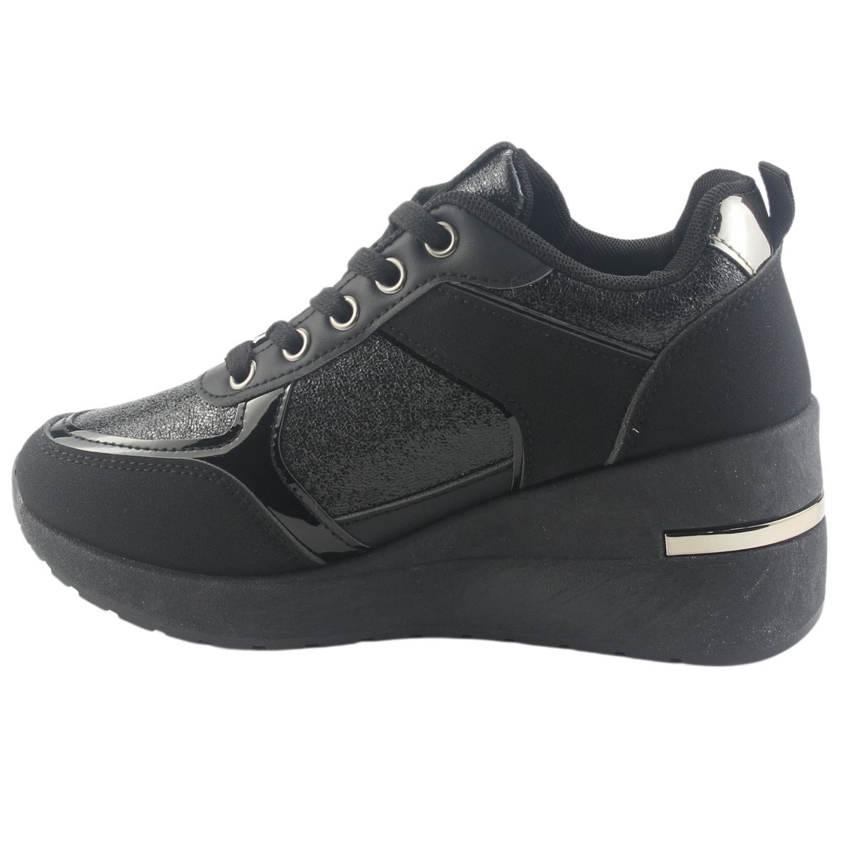 CHALADA - Zapatilla Mujer Negro Urbano Chalada Bolki-2