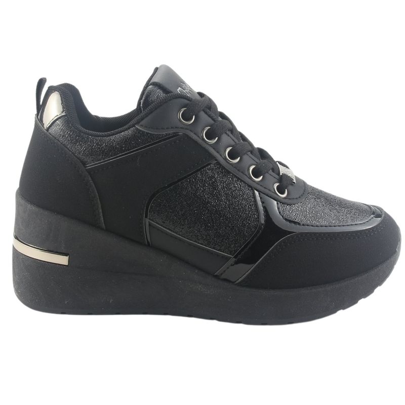 CHALADA - Zapatilla Mujer Negro Urbano Chalada Bolki-2